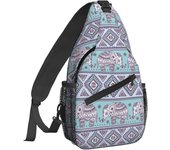 Crossbody Backpack For Men Women Sling Bag, Red Lobsters Crawfish Chest Bag Shoulder Bag Lightweight One Strap Backpack Multipurpose Travel Hiking Daypack