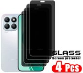 4Pcs For Honor X8B Glass Huawei Honor X8B Tempered Glass Protective HD 9H Privacy Anti-Spy Cover Glue Screen Protector Honor X8B
