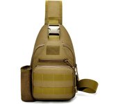 Mochila Cruzada para Hombre Bandolera Mochila Táctica de Pecho de Hombre Estilo Impermeable para Pescar Ciclismo