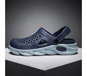 Men's Comfortable Casual Clogs Slip On Shoes | Waterproof Gray Sandals Size US