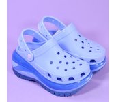 Cro Classic Mega Crush Clog - Sandalias Negeras para Mujer - Suela Crush Extra Gruesa