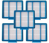 5 Pcs Replacement HEPA Filter Compatible for ION Robot Fit for IQ Robot R101AE RV1001AE UR1005AE