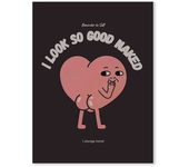 Funny Bathroom Sign Canvas Painting and Posters Let That Shit Go Retro Heart Quotes Art Wall Print Picture for Nordic Home Decor