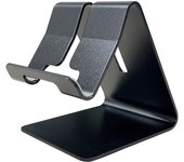Soporte de teléfono móvil, soporte de teléfonos móviles múltiples, soporte de teléfono móvil de tableta de aleación de aluminio, soporte de base de teléfono móvil compatible con iPhone 15/15 Pro/14 Proyecto