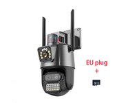 Cámara exterior 360 grados Tarjeta de memoria Familia Wifi inteligente HD Visión nocturna supermercado
