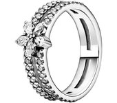 Caliente 100% libélula Margarita hoja Rosa moda circón ajuste Pandora anillo femenino encanto joyería regalo