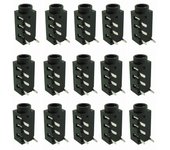 100Pcs 3.5mm Female Audio Connector 4 Pin DIP Headphone Jack Socket PJ-320A