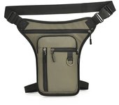 Bolsa Lateral De Motocicleta Para Hombres Con Multibolsillos Cinturón De Pierna En Cuero PU Bolsa De Cadera Para Deportes Al Aire Libre Y Viajes