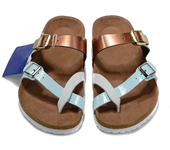 Sandalias Mayari de marca de diseñador de lujo para mujer, chanclas de playa de piel de vaca, suela suave con hebillas, anillo para el dedo del pie, zapatillas de verano para hombre con caja