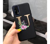 Lovely Alphabet Case For Oppo Realme X7 Pro 5G RealmeX7 Phone Case Silicone Soft Back Cover For Realme X7 X 7 Pro Coque Funda