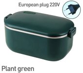 Electric Heating Lunch Stainless Steel No Water Injection Heated Bento Box Food Warmer Storage Container Student Office Car