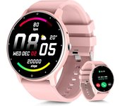 Reloj Inteligente Hombre Mujer con Llamadas, Smartwatch Hombre Mujer, 1.85 Reloj Deportivo 140+ Modos Deportivos, Pulsómetro Monitor de Sueño, Calorías Podómetro para Android iOS