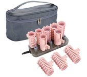 Rollers Hot Hair Styling Tool, 10Pcs Professional Electric Heated Roller Curling Roll DIY Hairstyles Hair Tube (Upgrade Style)
