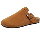 Medio arrastre un pedal sandalias mujer verano desgaste cabeza redonda media arrastre perezoso zapatos