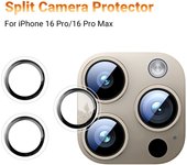 UGREEN 1 Pack / 2 Pack Ultra Clear Semi-Coverage Camera Lens Protector, Corning Glass Material, Transparent, for iPhone 16 Pro and 16 Pro Max