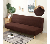Funda de sofá cama sin brazos, funda de sofá sin reposabrazos, funda de futón plegable elástica a prueba de polvo, Fundas extraíbles elásticas para sofá