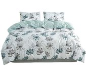 Juego De Funda Nórdica De 3 Piezas, Juego De Cama Con Estampado De Flores, Funda Nórdica Suave Y Cómoda, Para