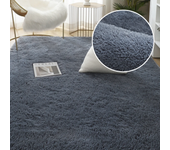Gray Carpet for Living Room Plush Rug Bed Room Floor Fluffy Mats Anti-slip Home Decor Rugs Soft Velvet Carpets Kids Room Blanket
