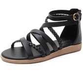 Women's bohemian resort sandals flat sandals