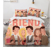 Friends TV Movie Bedding Set Duvet Cover Sets Pillowcase Single Double Twin Full Queen King Size For Bedroom Decor(No Sheet)