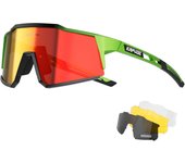 Gafas de Ciclismo Polarizadas con 1 Lente O 4 Lentes Intercambiables TR90 Gafas de Sol Deportivas Mujeres Hombres K9022