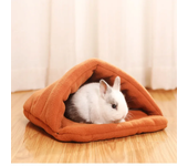 Warm Bed Suitable for Small Pets Up To 1.5kg Pet Supplies Guinea Pig Bed Rabbit House Hamster Sleeping Bag  Nest Soft Fleece