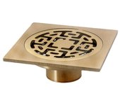 Convenient Brass Floor Drains Removable Rust-proof Bathroom Drainage Waterproof Tiled Insert Floor Hair Catcher Home