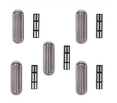 5X Replacement Shaver Foil and Cutter Fits Braun Cruzer 5S P40 P50 P60 P70 P80 P90 M30 M60 M90 550 555 570 575 5604 5607