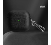 Luxury Lychee Skin Pattern Earphone Case For Airpods Pro 2 Personalized Initials Letters Customize For Airpods 1 2 Pro 3 Cover