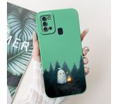 For Samsung Galaxy A21s Case A217 SM-A217F Cover Cute Panda Cartoon Camera Protection Soft Funda For Samsung A21s SM-A217F Coque