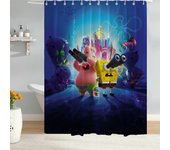 Curtains for Shower Home Tentacles SpongeBobs Waterproof Bath Curtain and Anti-mold Bathroom Accessories Set