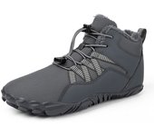 Botas de nieve de los hombres de invierno engrosado impermeable y antideslizante ancianos zapatos de algodón caliente y terciopelo botas cortas de mediana edad