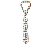 Corbata personalizada Lightning McQueen Collage para hombre, corbata de dibujos animados, corbata de moda para negocios