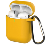 Silicone Earphone Cases For Airpods 1/2 Case Cover Headphone Accessories Protective Box For Apple Airpods 2 Case Bag With Hook