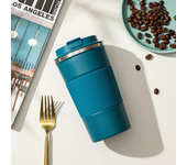 Vaso taza aislada taza térmica de café de viaje con tapa termo botella de agua frascos de vacío de doble pared de acero inoxidable