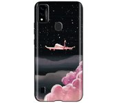 For ZTE Blade A51 Case Silicone Cute Cartoon Cats Wolf Printed Soft TPU Phone Cover 6.52" For ZTE Blade A51 A 51 BladeA51 Fundas