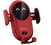 Soporte del Coche Móvil,accesorios coche, Universal para Parabrisas y Salpicadero con Ventosa, Ajustable, Con carga inalámbricaCompatible con iPhone 14 13 12 11 XS XR, Xiaomi, Samsung y Más