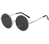 Children's sunglasses metal frame round sunglasses  simple anti ultraviolet tide children's glasses