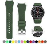 Applicable to 20mm 22mm Strap for Watch 3 4 5 46mm 42mm Gear S3/Sport Frontier Active 2 Silicone Bracelet Huawei GT 2/2e