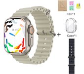 2025 New HK9 Ultra 2 MAX Smartwatch Bluetooth Call Heart Rate Detection Sports Mode Flashlight 1GB Memory AMOLED Compatible with Android IOS Smartwatch