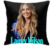 Lainey Singer Wilson Pillowcase Decorative Pillow Covers Square Cushion Case for Living Room Bedroom Sofa Cars