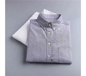 Long Sleeve Oxford Women's , Chic Checked Female Classic Casual Shirts, Loose Cotton Blouse, White Spring