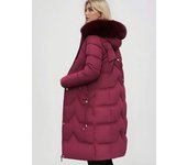 New plus size down cotton winter hooded pufferfish quilted jacket casual warm long women's parka coat