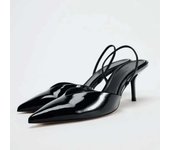 White Embroidered Mesh Sgback Shoes Women Fashion Pointed Toe High Heels Lady Casual Stilettos Summer Heeled Sandals Pumps