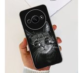 For Funda Xiaomi Redmi A3 Case 2024 Fashion Flower Transparent Silicone Soft TPU Phone Case For Xiomi Redmi A3 RedmiA3 4G Covers