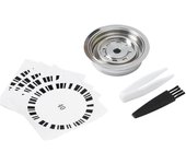 Reusable Capsule Adapter 40ml for Vertuoline Vertuo Next Pop Machine Compatible for Nespresso Coffee Capsule Pods