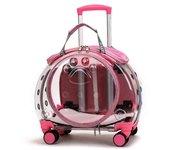 Trolley Travel Carrier Breathable Pet Portable Bag Carrying For Dogs Large Space Cat Backpack