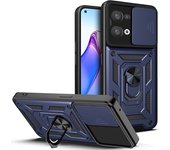 Lujo Funda de lente de Cámara de tapa deslizante Carcasa Aplicable OPPO Reno 8, 8 Pro, 8Z, 8T, 8 Lite, Cáscara protectora