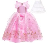 Kid Princess Dress Girl Summer Fancy Party Clothes Girls Aurora Rapunzel Cinderella Sleeping Beauty Christmas Carnival Costume