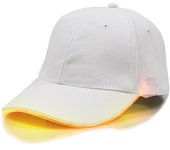 Adjustable LED Light Baseball Cap Cotton Neon Flashing Glow Rave Party Cap Sunscreen Cyberpunk Hip-hop Luminous Hat